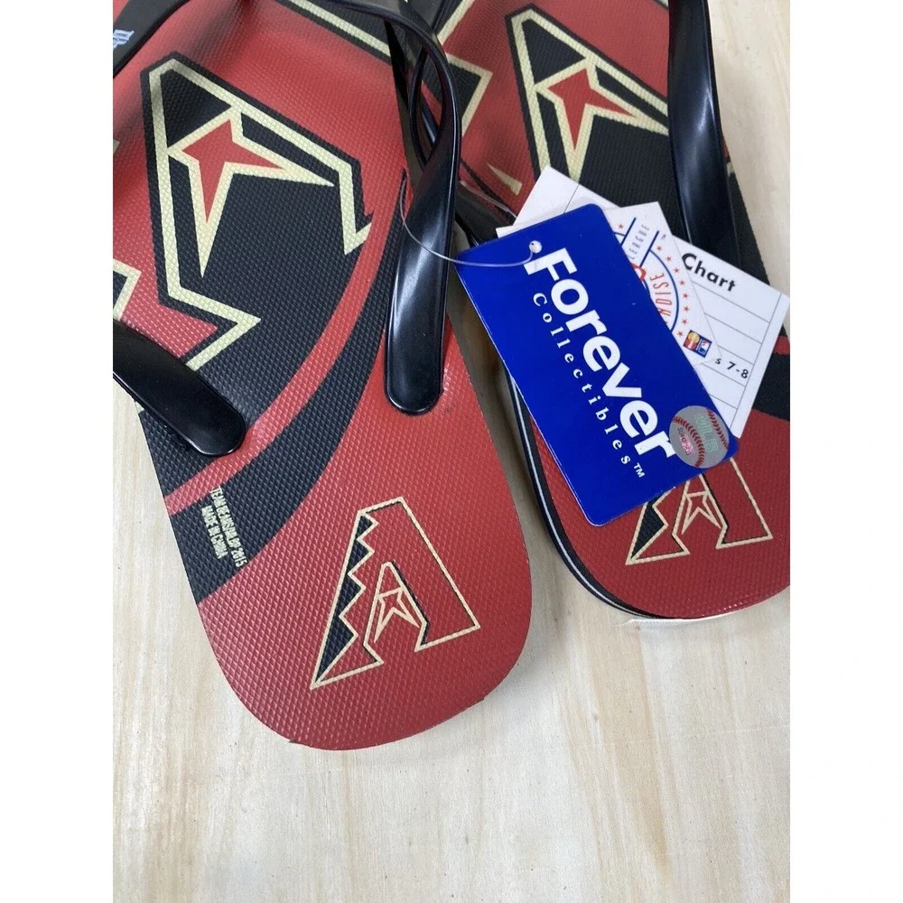 Arizona Diamondbacks MLB Baseball Flip‎ Flops Team Logo NWT Various Sizes Unisex
